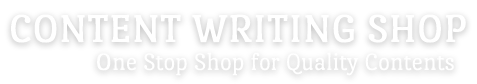 Content Writing Shop